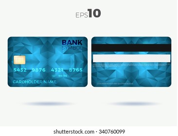 credit card modern design