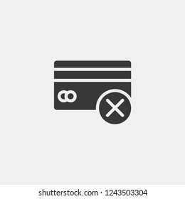 Credit Card Modern Simple Vector Icon