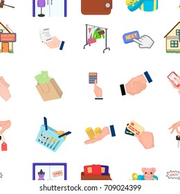 Credit, card, money, bargain, calculator, auction, shop.E- commerce set collection icons in cartoon style vector symbol stock illustration web.