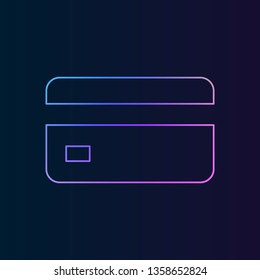 credit card nolan icon. Simple thin line, outline vector of web, minimalistic icons for UI and UX, website or mobile application