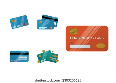Credit Card Number Vector Design