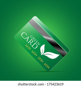 credit card on the background