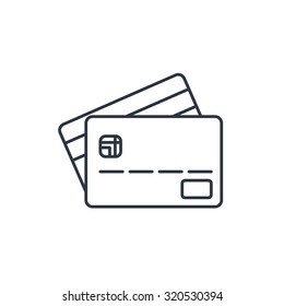 Credit Card Outline Icon 