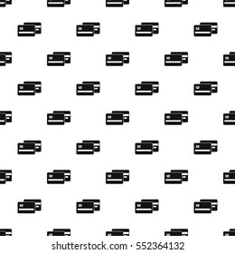 Credit card pattern. Simple illustration of credit card vector pattern for web