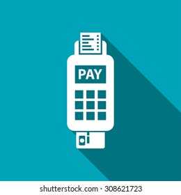 Credit card payment, chip reading
