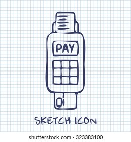 Credit card payment, chip reading
