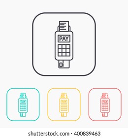 Credit card payment, chip reading 