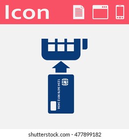 Credit card payment, chip reading