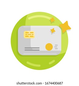 Credit card. Payment concept. Flat design style.