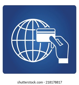 credit card payment concept, global payment