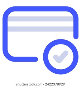 Credit Card Payment Icon Illustration for web, app, infographic, etc