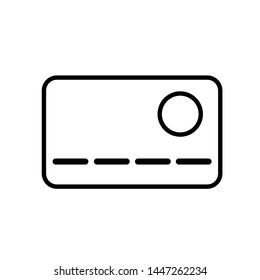Credit card payment icon. Vector illustration.
