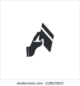 Icono de pago con tarjeta de crédito (ilustración vectorial)