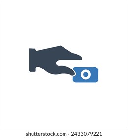 Credit card payment icon (vector illustration)