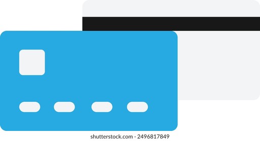 Credit Card Payment Icon Vector Flat Illustration