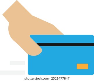 Credit Card Payment Icon Vector Flat Illustration