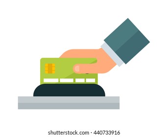 Credit card payment icon vector