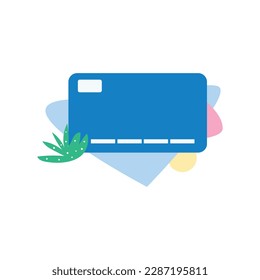 Credit card payment. Internet banking. Online shopping. Pay the bills. Concept of online payments. Flat design illustration.