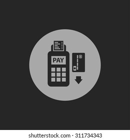 Credit card payment, magnetic stripe reading