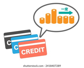 A credit card payment method that maintains a constant monthly payment. Revolving payment. Translation: constant.