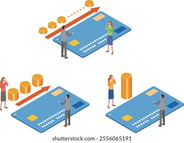 Credit card and payment methods illustration