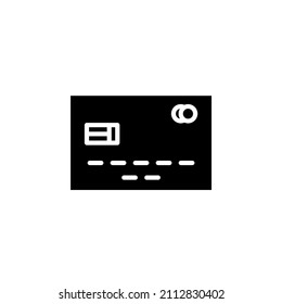Credit Card, Payment Solid Icon Vector Illustration Logo Template. Suitable For Many Purposes.