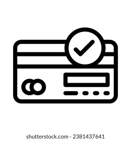 credit card payment vector icon on white background