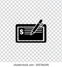credit card with pen icon  