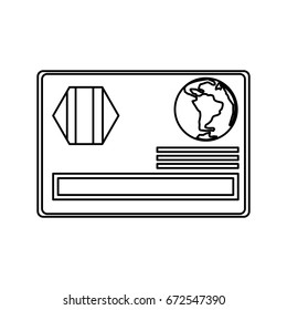 Credit card plastic