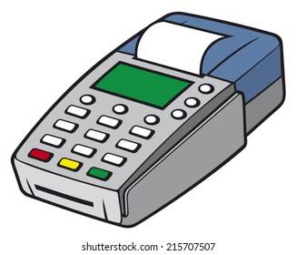 Credit card POS terminal (payment machine)