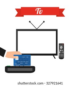 Credit card purchases design, vector illustration eps10 graphic 