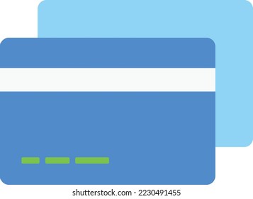 credit card pyament vector flat illustration