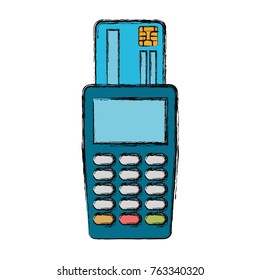 credit card reader device icon
