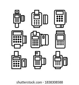 Credit Card Reader icon or logo isolated sign symbol vector illustration - Collection of high quality black style vector icons
