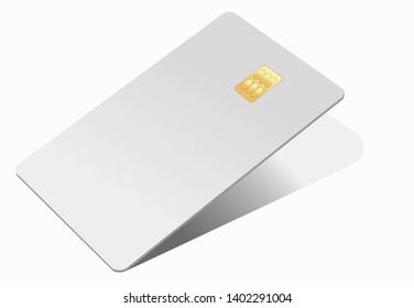 Credit card realistic mockup. Business and finance concept. vector eps 10