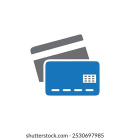 credit card repair logo design vector, thin line credit card like cashless payment icon.