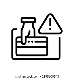 credit card robbery icon editable stroke