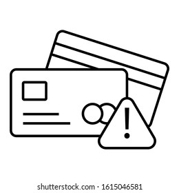 Diseño de icono de cartón vectorial de código de crédito