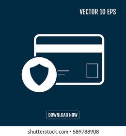 credit card secure payment process trending icon
