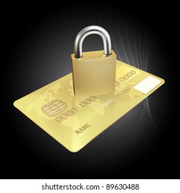 Credit Card Security Concept (EPS10)