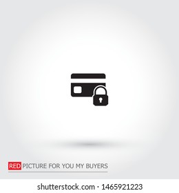 Credit Card Security icon . 