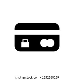 Credit card security icon - Debit card secure sign