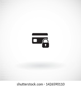 Credit Card Security icon . Lorem Ipsum Illustration design