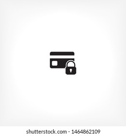 Credit Card Security icon . Lorem Ipsum Illustration design