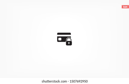Credit Card Security icon . Lorem Ipsum Illustration design