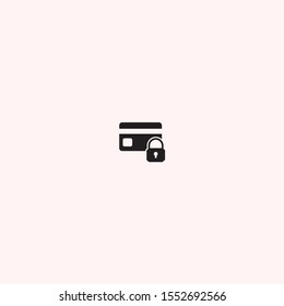 Credit Card Security icon . Lorem Ipsum Illustration design