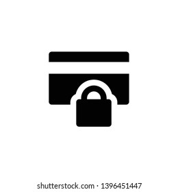credit card security icon vector illustration