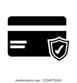 Credit Card Security Icon ,Vector Graphics