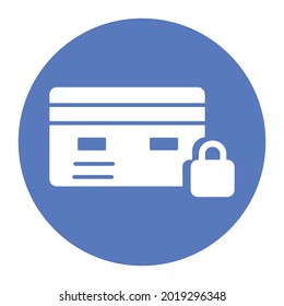 Credit card security icon which can easily modify or edit
