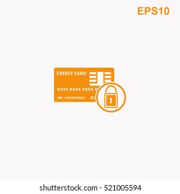 Credit Card Security vector icon